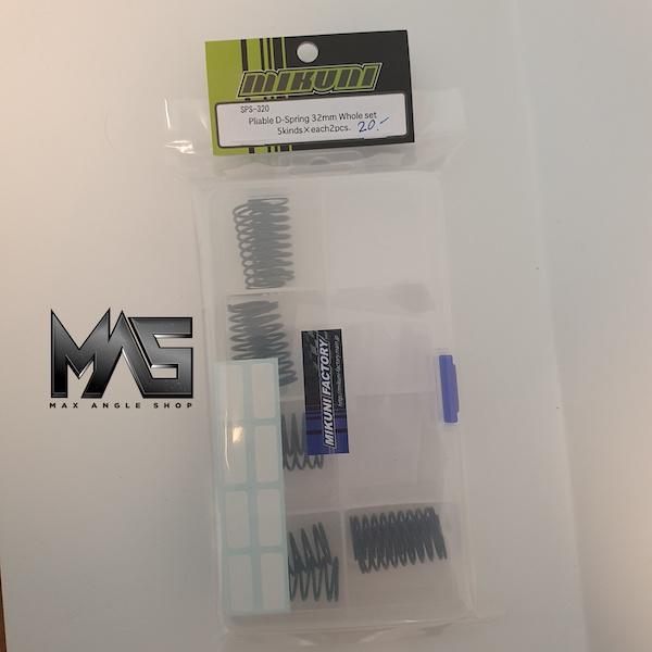 PLIABLE D-SPRING 32mm Komplettset mit Case